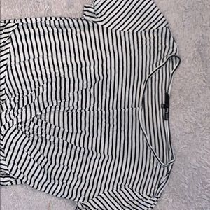 Black and white striped shirt